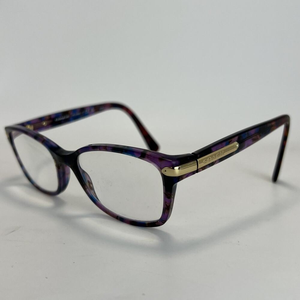 COACH Eyeglasses HC 6065 5288 51-17-135 Confident Purple Cat Eye *FRAMES ONLY*